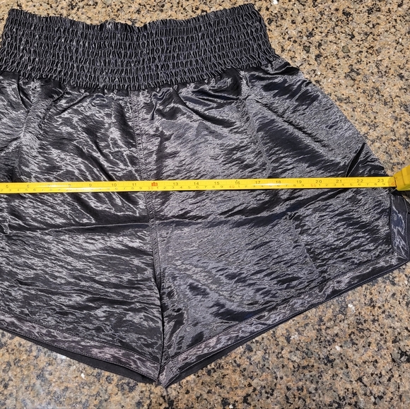 NWOT American Apparel shimmery high waist shorts - Picture 5 of 7